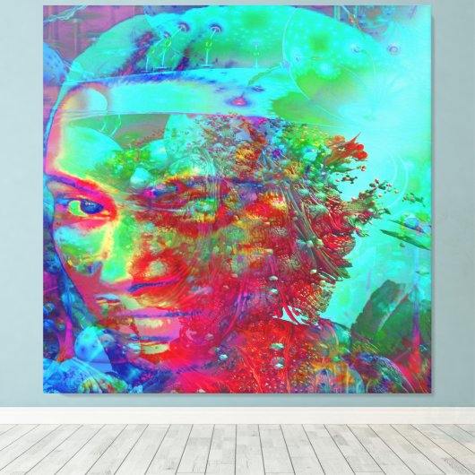 Starlight 2 canvas afdruk (Insitu (Houten vloer))