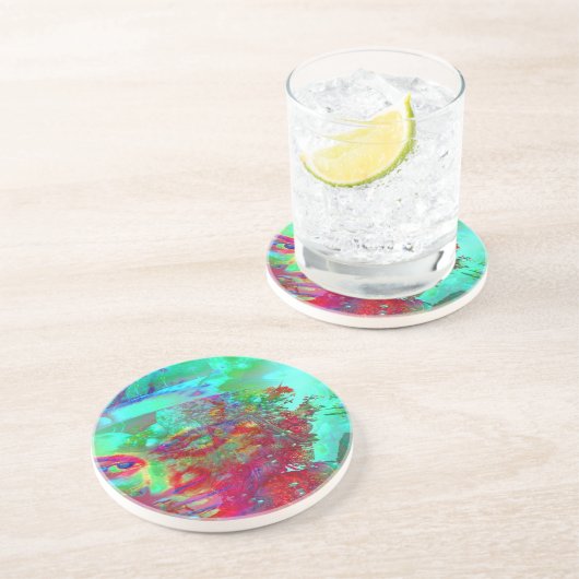 Starlight 2 zandsteen onderzetter (Zijkant)