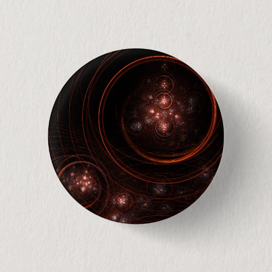 Starlight Abstracte Art Button (rond) (Voorkant)