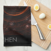 Starlight Abstracte Art Kitchen Towel Theedoek (Quarter Fold)
