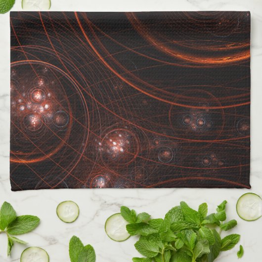 Starlight Abstracte Art Kitchen Towel Theedoek (Gevouwen)