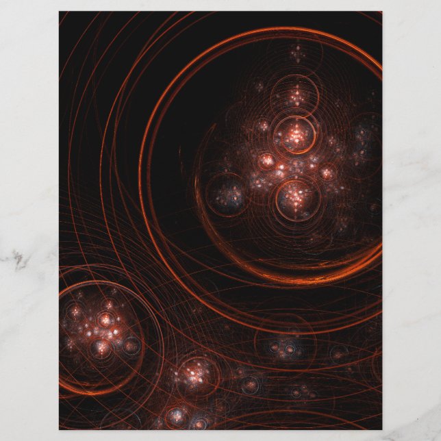 Starlight Abstracte Art Letterhead (Voorkant)