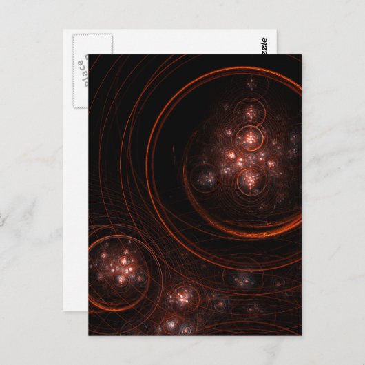 Starlight Abstracte Kunst Ansichtkaart Briefkaart (Voorkant / Achterkant)