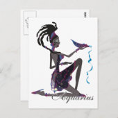 Starlight Aquarius Briefkaarten (Voorkant / Achterkant)