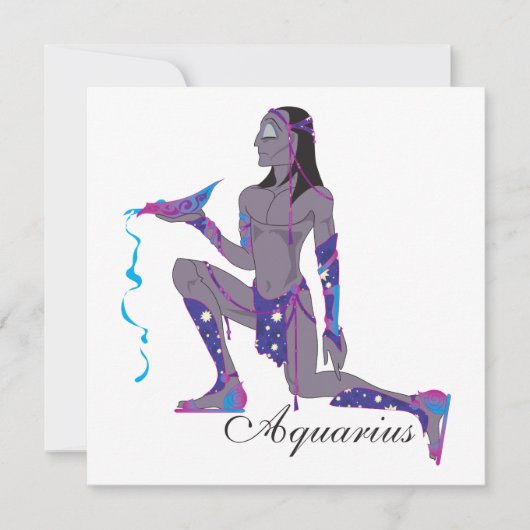 Starlight Aquarius (mannen) Kaart (Voorkant)