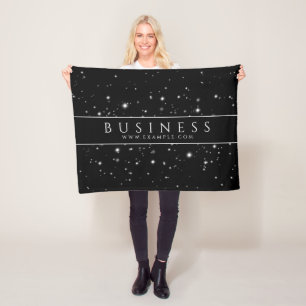 Starlight Black Fleece Deken