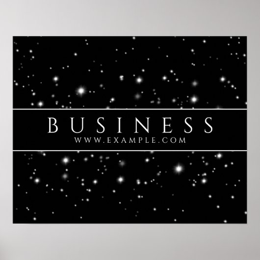 Starlight Black Poster (Voorkant)