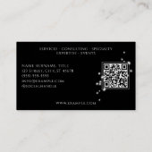 Starlight Black Visitekaartje (Achterkant)