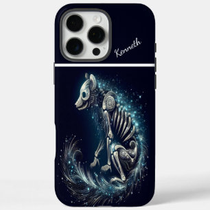 Starlight Canine Skelet iPhone 16 Pro Max Hoesje
