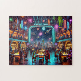 Starlight Cantina Kosmische Buitenlandse Bar Legpuzzel