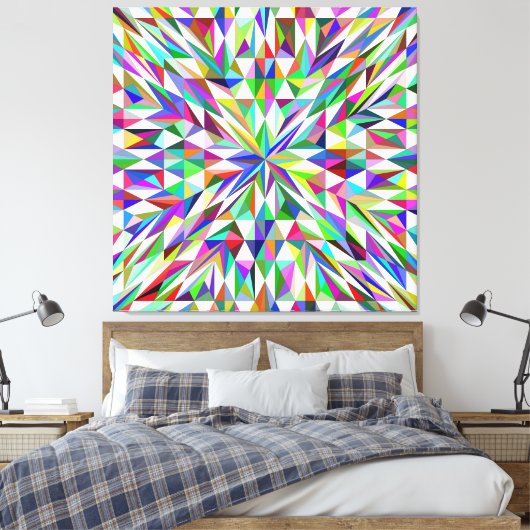 Starlight Canvas Afdruk (Insitu (Slaapkamer))