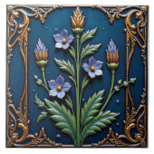 Starlight Deco Flower Tegeltje (Voorkant)