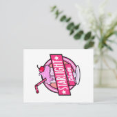 Starlight Diner Milkshake Briefkaart (Staand voorkant)
