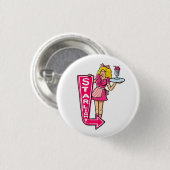 Starlight Diner Waitress Button (Voorkant /achterkant)