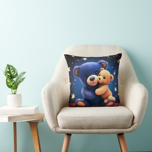 Starlight DreamerThrow Pillow- Knuffel Teddy Bear Kussen (Stoel)