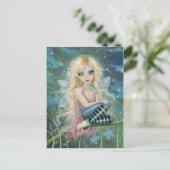 Starlight Fairy Fantasy Art Briefkaarten (Staand voorkant)