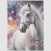 Starlight Galaxy Beautiful Horse Art Decoupage Tissuepapier (Voorkant)