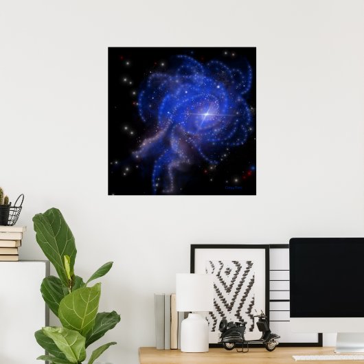 Starlight Galaxy Poster (Thuiskantoor)