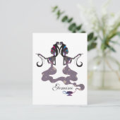 Starlight Gemini-Briefkaarten Briefkaart (Staand voorkant)