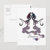 Starlight Gemini-Briefkaarten Briefkaart (Voorkant / Achterkant)
