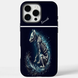 Starlight Honden Skelet iPhone 16 Pro Max Hoesje