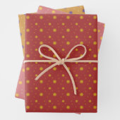 Starlight in drie kleuren inpakpapier set van 3 (In situ)