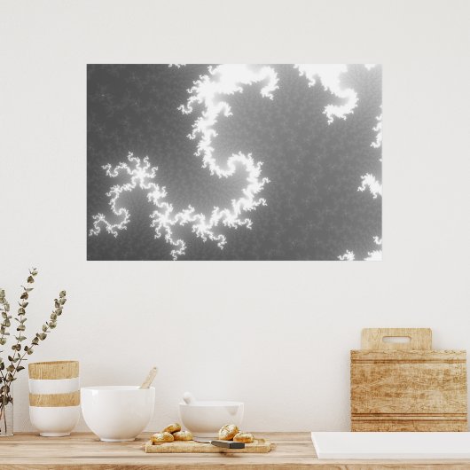 Starlight in zwart-wit poster (Keuken)