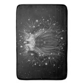 Starlight-leeuw met kroonmonogram badmat (Voorkant Verticaal)