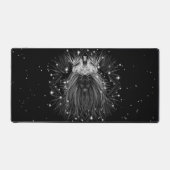 Starlight-leeuw met kroonmonogram bureaumat (Voorkant)