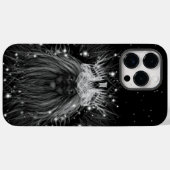 Starlight-leeuw met kroonmonogram Case-Mate iPhone case (Achterkant (horizontaal))