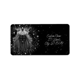 Starlight-leeuw met kroonmonogram etiket