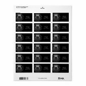 Starlight-leeuw met kroonmonogram etiket (Full Sheet)