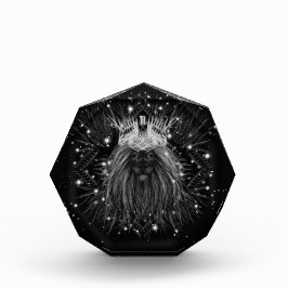 Starlight-leeuw met kroonmonogram fotoblokken