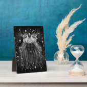 Starlight-leeuw met kroonmonogram fotoplaat (Zijkant)