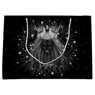 Starlight-leeuw met kroonmonogram groot cadeauzakje