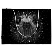 Starlight-leeuw met kroonmonogram groot cadeauzakje (Achterkant)
