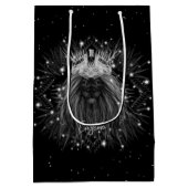Starlight-leeuw met kroonmonogram medium cadeauzakje (Achterkant)