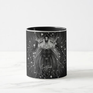 Starlight-leeuw met kroonmonogram mok