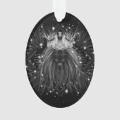 Starlight-leeuw met kroonmonogram ornament (voorkant)
