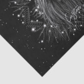 Starlight-leeuw met kroonmonogram tissuepapier (Detail)