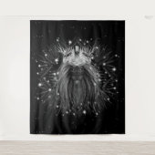 Starlight-leeuw met kroonmonogram wandkleed (Voorkant)