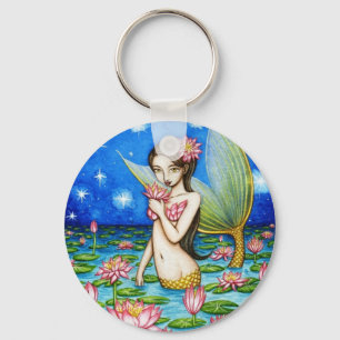 Starlight Lily Mermaid Sleutelhanger