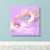 Starlight Lullaby Color Splash Stretched Canvas (Insitu (Houten vloer))