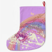 Starlight Lullaby Kerstmis stoppen Grote Kerstsok (Achterkant)