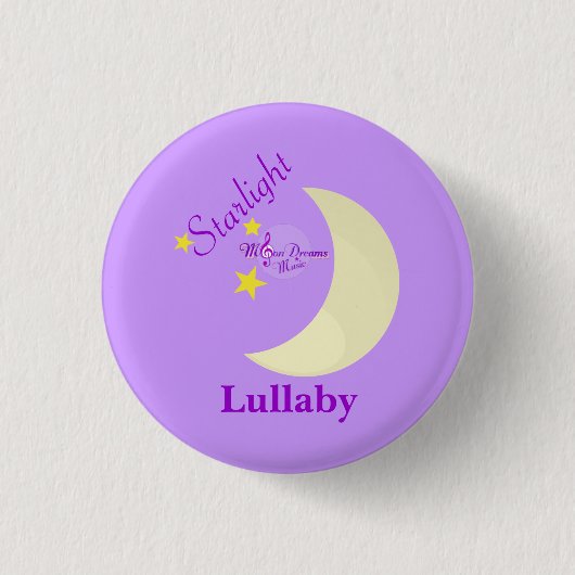 Starlight Lullaby Small Round Button (Voorkant)