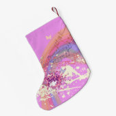 Starlight Lullaby Small Roze kerststop Kleine Kerstsok (Achterkant (Hangend))