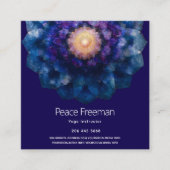 Starlight Mandala Vierkante Visitekaartje (Voorkant)