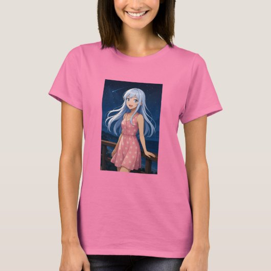 Starlight Nova – Wens op de Golf T-Shirt (Voorkant)