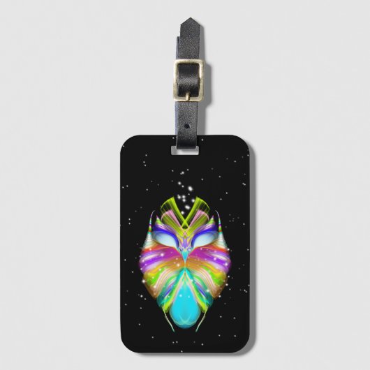 Starlight Oracle Owl Bagagelabel (Voorkant (verticaal))