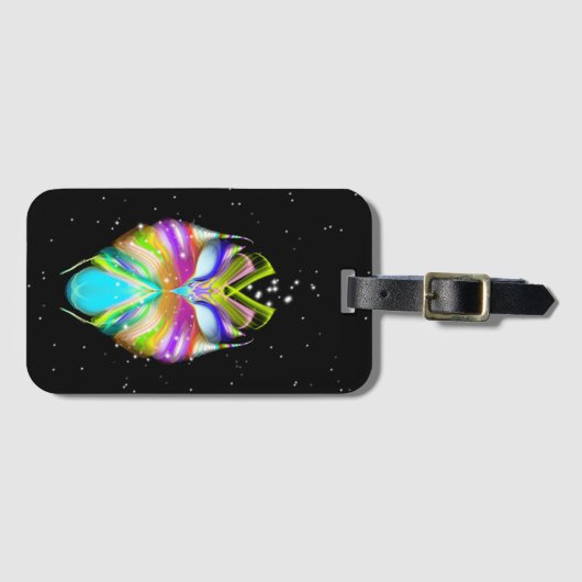 Starlight Oracle Owl Bagagelabel (Voorkant (horizontaal))